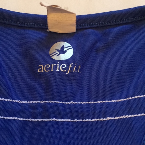 Aerie Fit Athletic Tank Blue Sz M - Picture 2 of 4